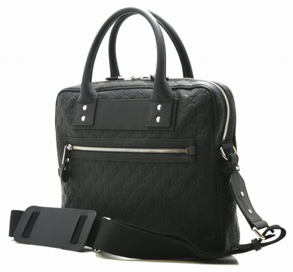 11630479 1 Gucci Guccisima Briefcase Black