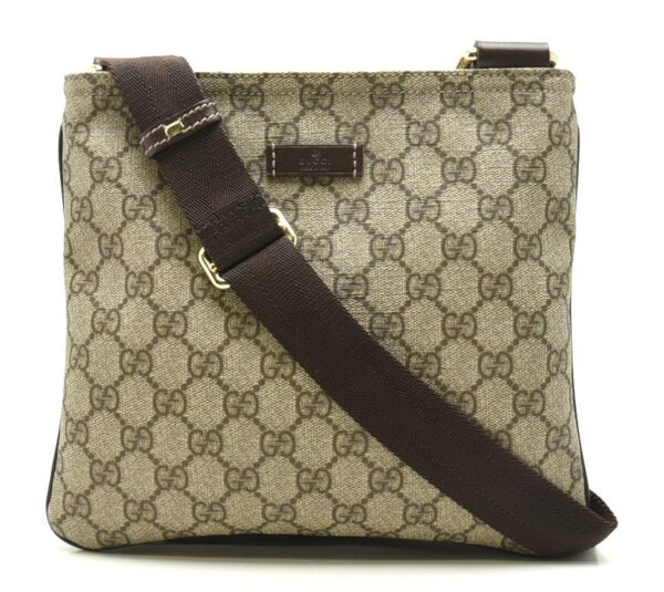 11630604 Gucci GG Supreme Shoulder Bag Khaki