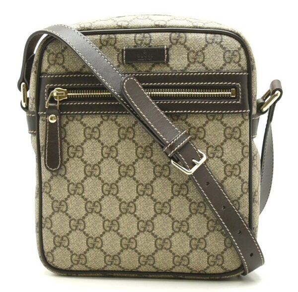 11630605 Gucci GG Supreme Shoulder Bag Khaki