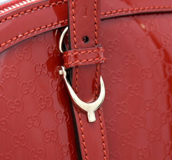 11630649 6 Gucci Micro Guccisima Handbag Red