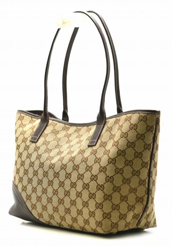 11630744 1 Gucci GG Canvas Tote Bag Brown