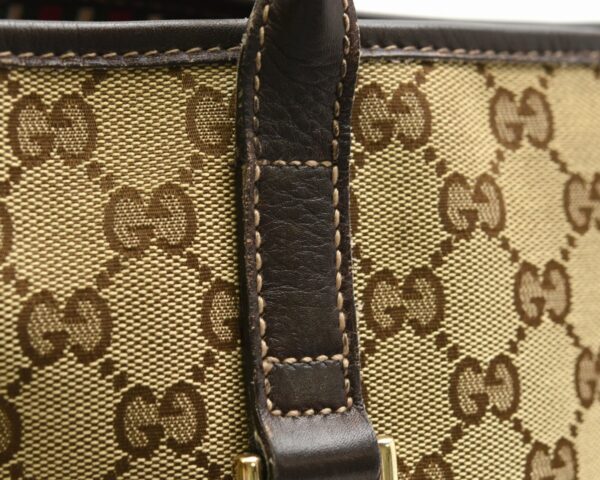 11630744 6 Gucci GG Canvas Tote Bag Brown