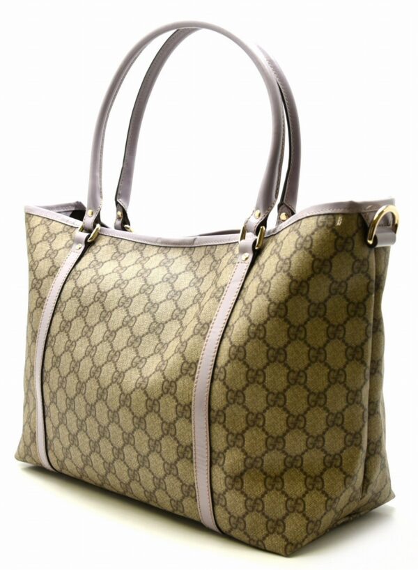 11630801 1 Gucci GG Supreme Tote Bag Khaki