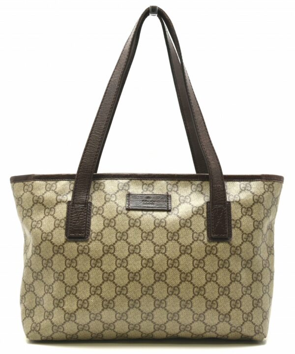 11630956 Gucci GG Supreme Shoulder Tote Khaki