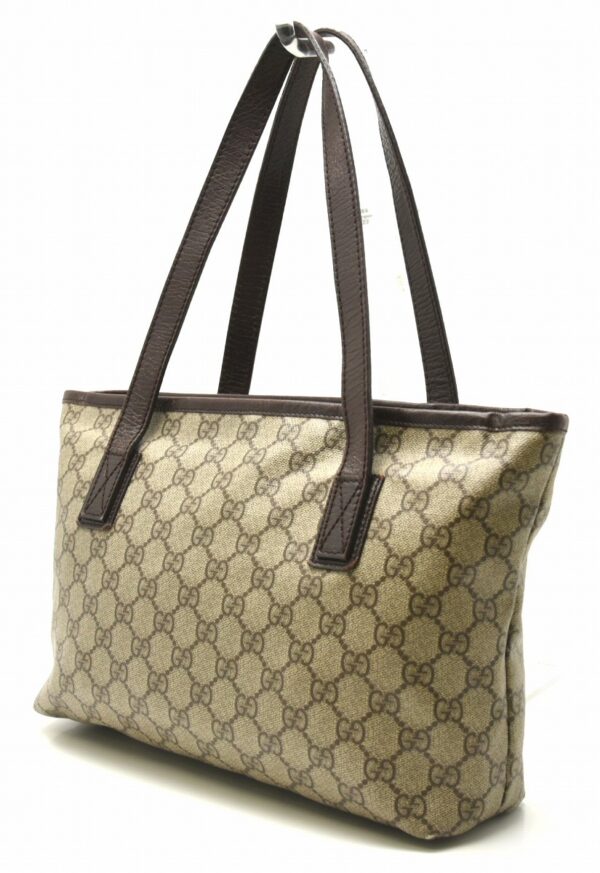 11630956 1 Gucci GG Supreme Shoulder Tote Khaki