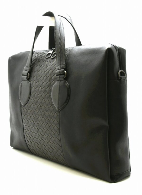 11631015 1 Bottega Veneta Intrecciato Briefcase Bag Business Bag Black