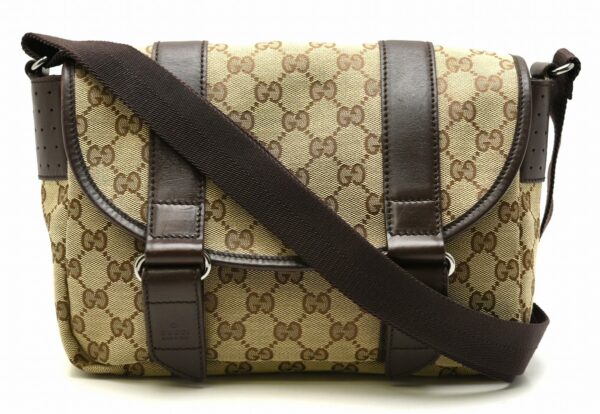 11640284 Gucci GG Shoulder Bag Khaki