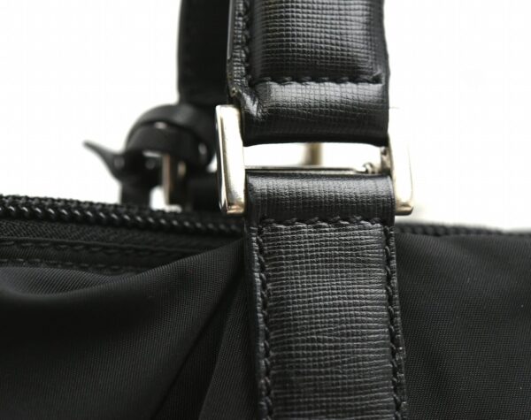 11640526 6 Prada 2WAY Handbag Shoulder Bag Nylon Leather Nero Black