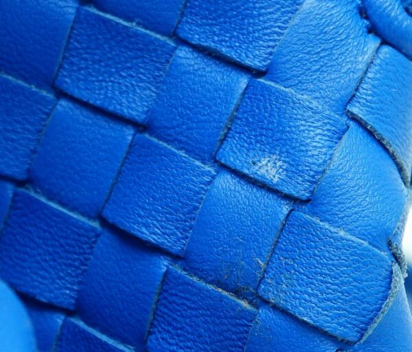 11640558 7 Bottega Veneta Intrecciato 2Way Shoulder Bag Diagonal Handbag Leather Blue