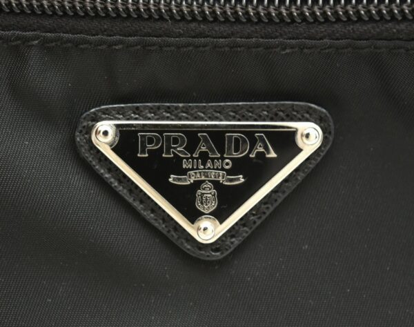 11640565 6 Prada Nylon Shoulder Pouch Multi Pouch Nylon Leather Nero Black