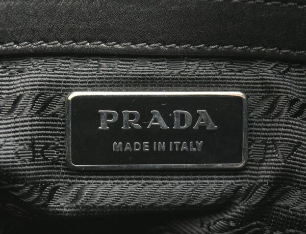 11640634 8 Prada Handbag Tote Bag Shoulder Bag Nylon Leather Black