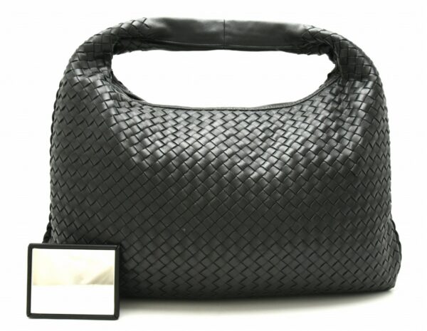 11640701 Bottega Veneta Hobo Shoulder Bag Handbag One Shoulder Black