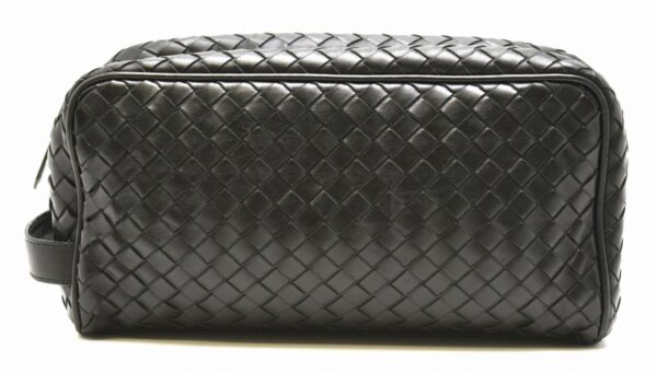 11640803 Bottega Veneta Intrecciato Clutch Bag Bag Leather Black