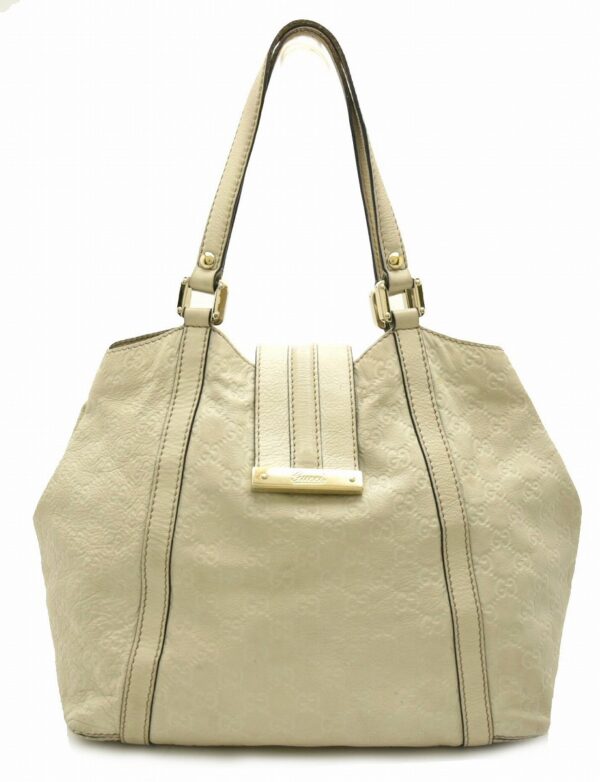 11640888 Gucci Guccisima Shoulder Tote Ivory