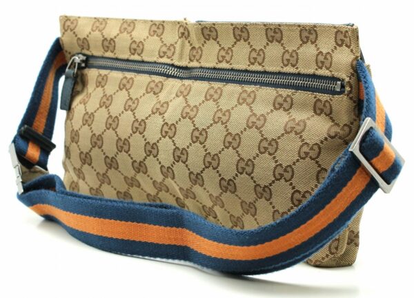 11640942 1 Gucci GG Canvas Waist Bag Khaki