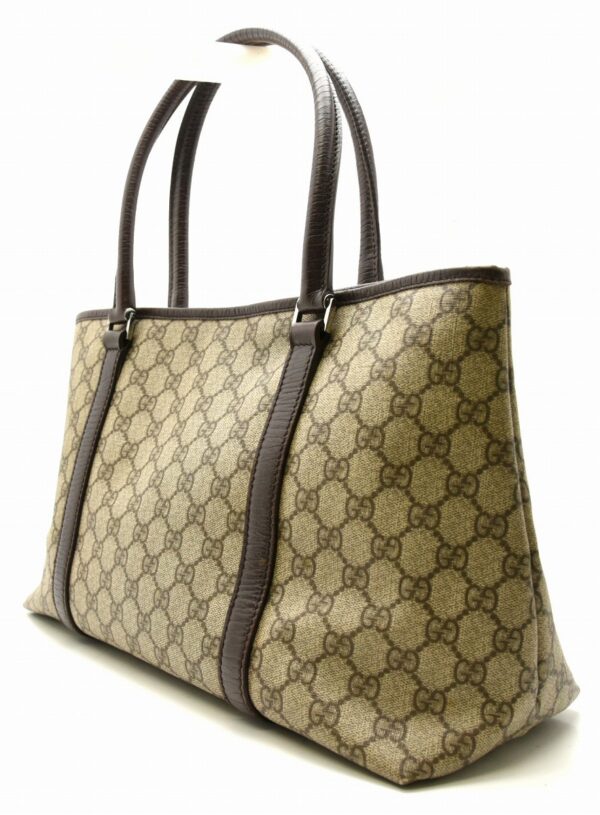 11641033 1 Gucci GG Supreme Tote Bag Khaki