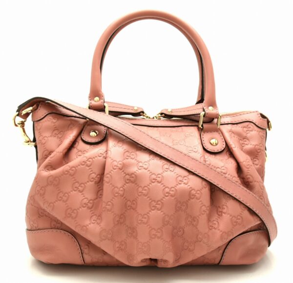 11641113 Gucci Sookie Guccisima Shoulder Bag Pink