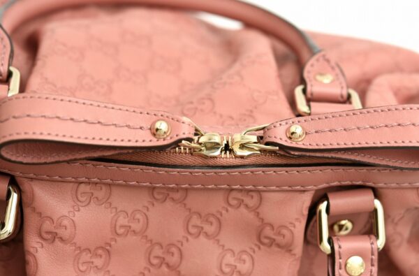 11641113 5 Gucci Sookie Guccisima Shoulder Bag Pink