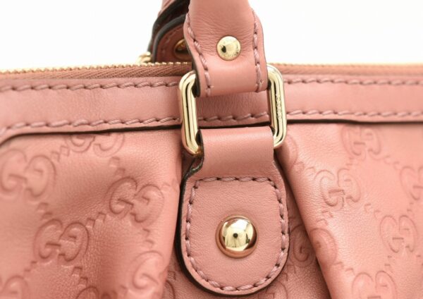 11641113 6 Gucci Sookie Guccisima Shoulder Bag Pink