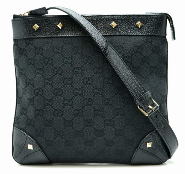 11641137 Gucci GG Shoulder Bag Black