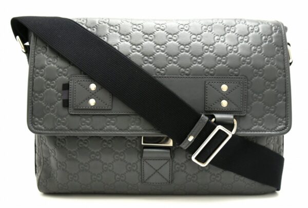 11641158 Gucci Guccisima Messenger Bag Gray