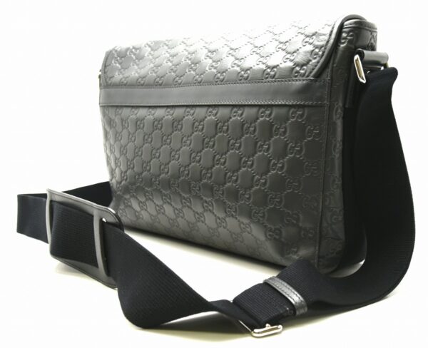 11641158 1 Gucci Guccisima Messenger Bag Gray