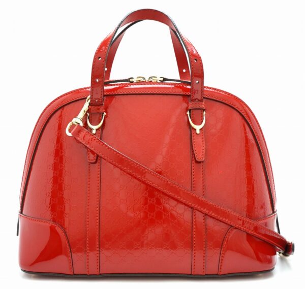 11641202 Gucci Micro Guccisima Shoulder Bag Red