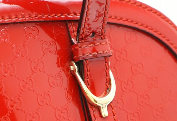 11641202 6 Gucci Micro Guccisima Shoulder Bag Red