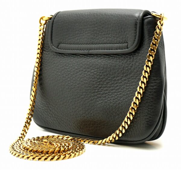 11641376 1 Gucci Double G Chain Shoulder Bag Black