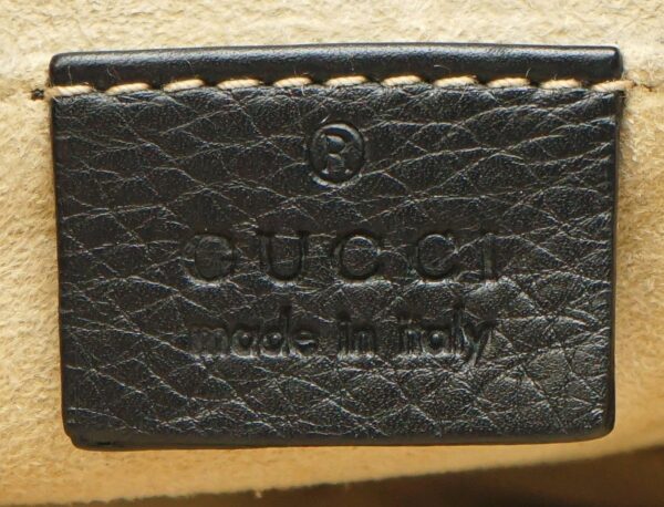 11641376 8 Gucci Double G Chain Shoulder Bag Black