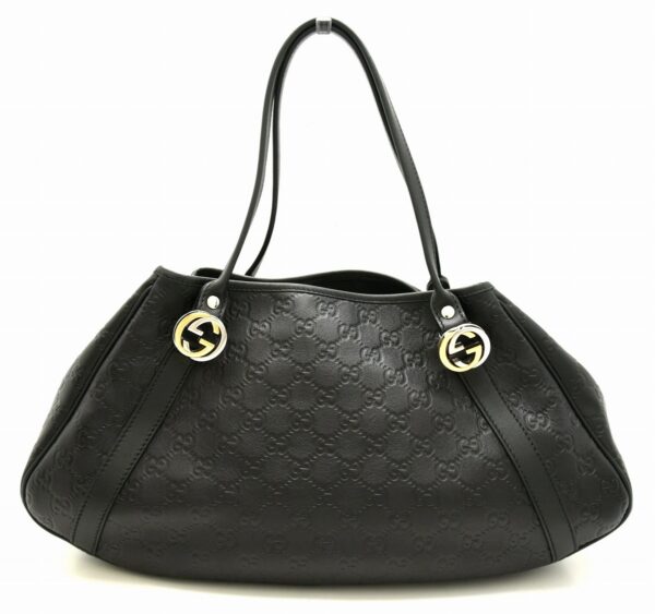 11641380 Gucci Guccisima Twins Tote Bag Black