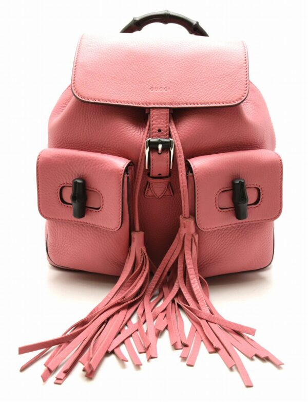 11641391 Gucci Bamboo Rucksack Pink