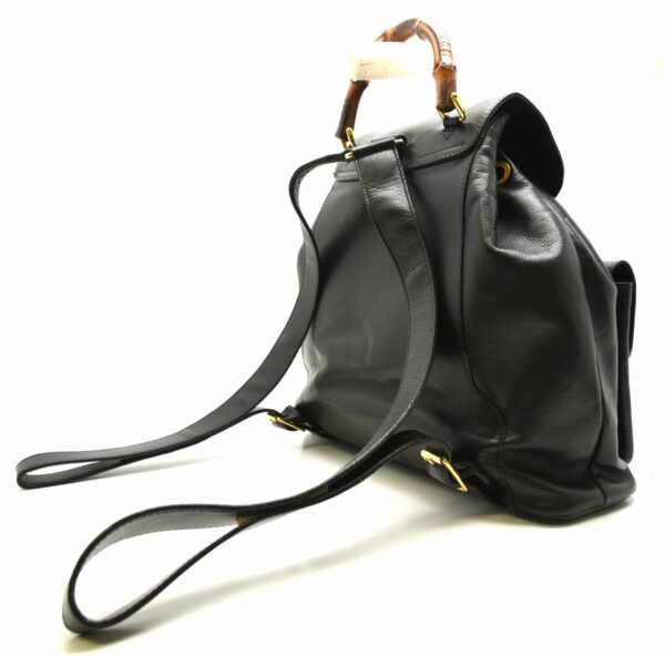 11641401 1 Gucci Bamboo Rucksack Black