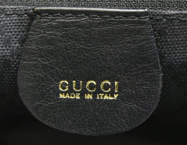 11641401 8 Gucci Bamboo Rucksack Black