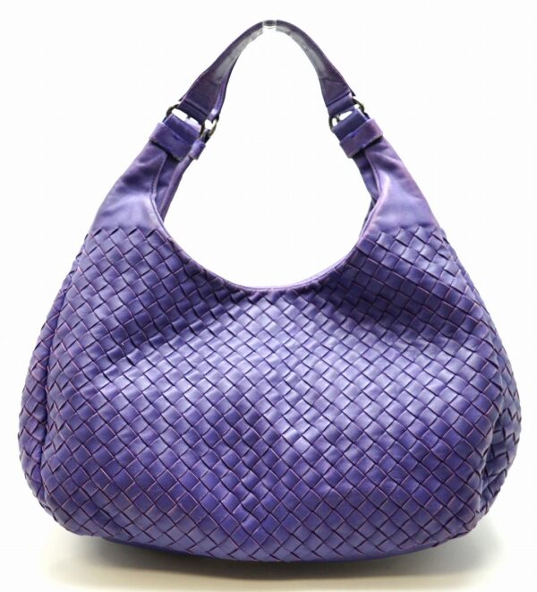 11641442 Bottega Veneta Intrecciato Campana Shoulder Bag Shoulder Purple