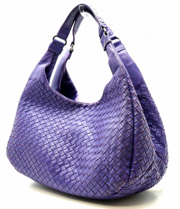 11641442 1 Bottega Veneta Intrecciato Campana Shoulder Bag Shoulder Purple