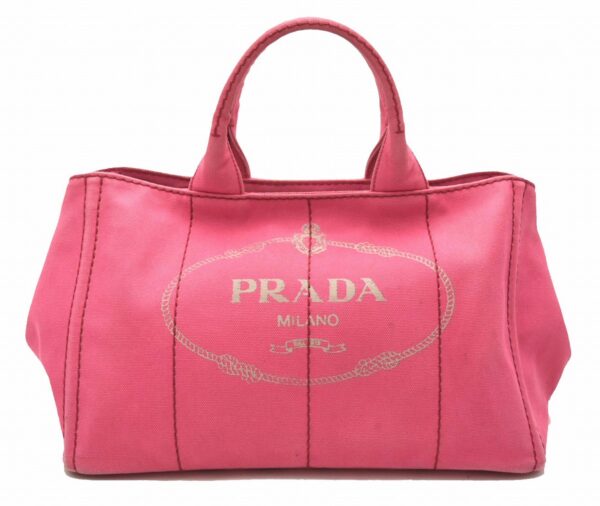 11641480 Prada Canapa Tote Bag Handbag Pink