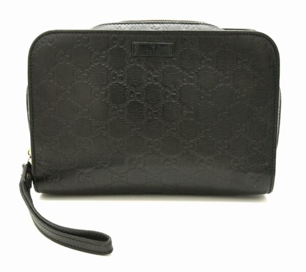 11641481 Gucci Guccisima Clutch Bag Black