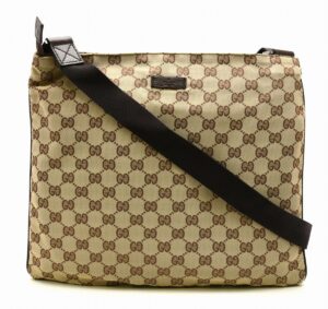 11641622 Fendi Zucca Pattern Canvas Shoulder Bag Brown