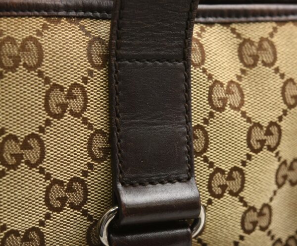 11641686 6 Gucci GG Canvas Tote Bag Khaki