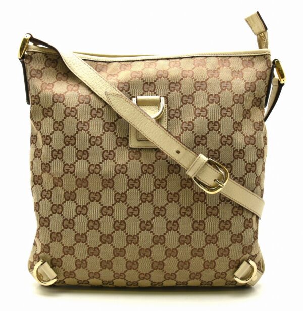 11641729 Gucci GG Canvas Crossbody Bag Beige