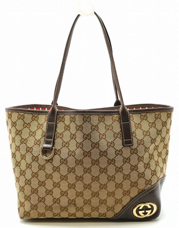 11641808 Gucci GG Canvas Tote Bag Khaki