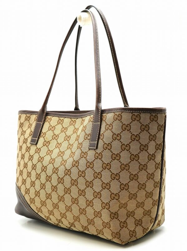 11641808 1 Gucci GG Canvas Tote Bag Khaki