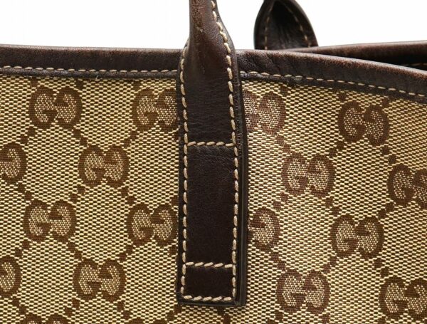 11641808 6 Gucci GG Canvas Tote Bag Khaki