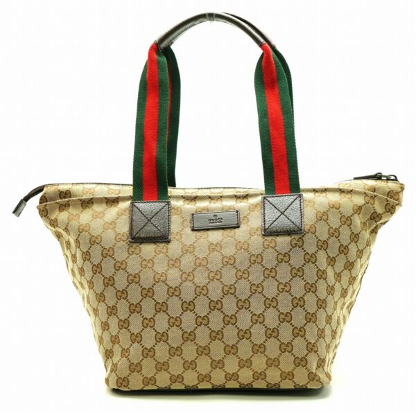 11641945 Gucci GG Canvas Tote Bag Khaki