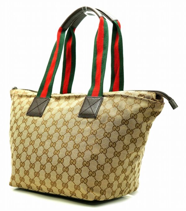 11641945 1 Gucci GG Canvas Tote Bag Khaki