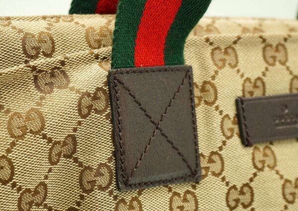 11641945 6 Gucci GG Canvas Tote Bag Khaki