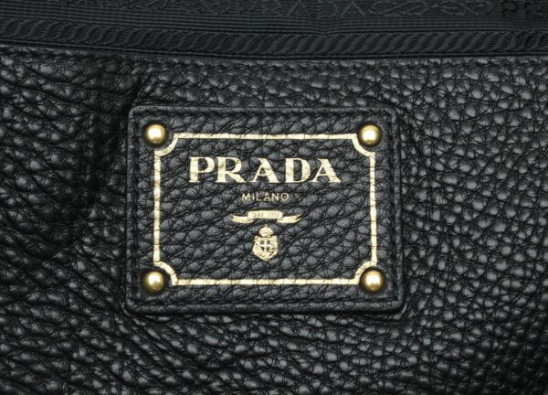 11642058 8 Prada Tote Bag 2WAY Shoulder Bag Leather Nero Black