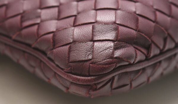 11642203 2 Bottega Veneta Intrecciato Shoulder Bag Handbag Leather Purple