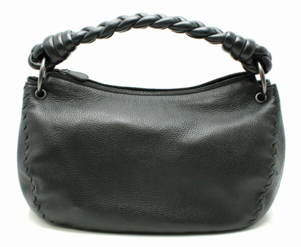 11642338 Bottega Veneta Hobo Shoulder Bag Handbag Shoulder Black